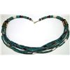 Image 5 : Navajo Turquoise & Multi-Stone 7-Strand Sterling Silver Necklace - Tommy Singer