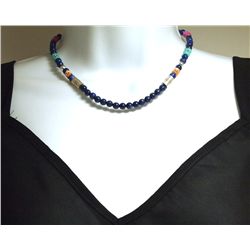 Navajo Lapis Lazuli & Multi-Stone Necklace - Tommy Singer