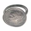 Image 2 : 1964 SILVER ROOSEVELT DIME SILVER RING *CURRENT SILVER PRICE IS $34.65 PER oz*!!