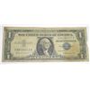 Image 1 : 1957 SERIES B SILVER CERTIFICATE $1 SERIAL # U68384917A *PLEASE LOOK AT PICTURE TO DETERMINE GRADE*