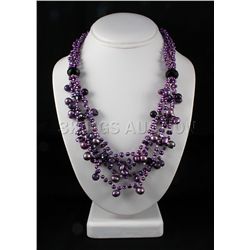 Pearls and Beads 550.72ctw Necklace w/ Metal Lock