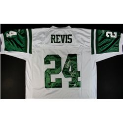 Darrelle Revis Signed Jets Jersey Inscribed  Revis Island  (GA COA)