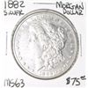 Image 1 : 1882 MORGAN SILVER DOLLAR RED BOOK VALUE IS $75.00 *RARE MS-63 HIGH GRADE* !!