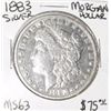 Image 1 : 1883 MORGAN SILVER DOLLAR RED BOOK VALUE IS $75.00 *RARE MS-63 HIGH GRADE*!!