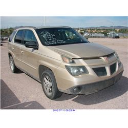 2003 - PONTIAC AZTEK