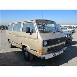 1985 - VOLKSWAGEN VANAGON