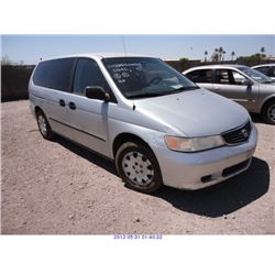 2001 - HONDA ODYSSEY
