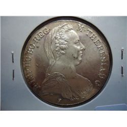 1780 AUSTRIA MARIA THERESIA THALER PROOF (SILVER)