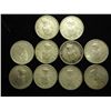 Image 2 : 10 ASSORTED 1960'S CANADA SILVER 25 CENTS