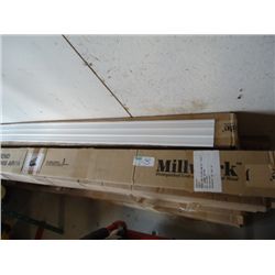 16 boxes of 8' rubber chair rail