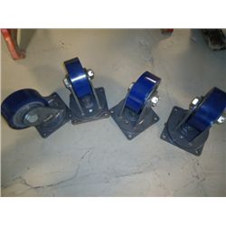 Setof 4 HD 8" swivel casters