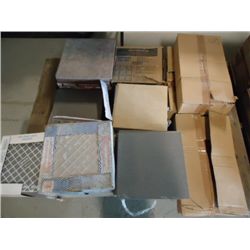 Pallet of various floor and wall tiles