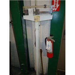Detecto doctors weigh scale