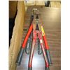 Image 1 : 3 Various size bolt cutters