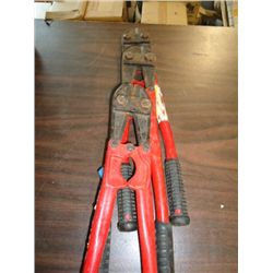 3 Various size bolt cutters