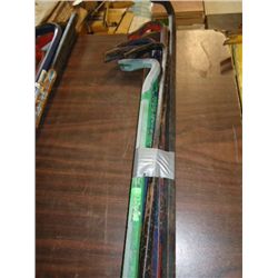 5 various size crow bars