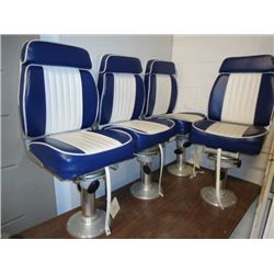 Set of 4 light weight marine seats