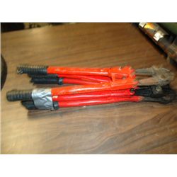 Lot of 3 bolt cutters