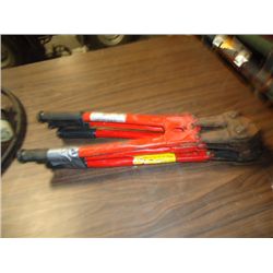 Lot of 3 bolt cutters