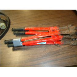 Lot of 3 bolt cutters