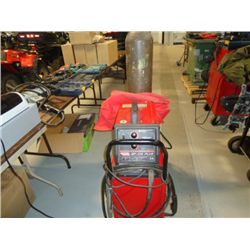 Lincoln SP-125 gas flush mig welder w/tank