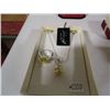Image 1 : Joshua Lieff designer rhodium plated necklace/pendant, ring