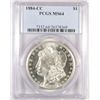 Image 1 : 1884CC Morgan $  PCGS64  est $240-$250