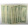 Image 2 : ( 15 ) FIFTEEN $5.00 U.S. RED SEAL NOTES , BETTER THAN AVERAGE CIRCULATED COND.