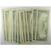 Image 2 : ( 15 ) FIFTEEN $5.00 U.S. RED SEAL NOTES , BETTER THAN AVERAGE CIRCULATED COND.