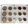 Image 1 : 1941 MINT SET ALL GEM BU, ALL 15 COINS MADE, CHERRY SET