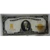 Image 1 : 1907 $10.00 GOLD CERTIFICATE, XF NICE