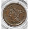 Image 1 : 1853 HALF CENT BEAUTIFUL MS 64 BROWN NEAR PERFECT COLOR AND SURFACE