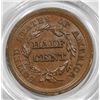 Image 2 : 1853 HALF CENT BEAUTIFUL MS 64 BROWN NEAR PERFECT COLOR AND SURFACE