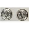 Image 2 : 2 CHOICE BU Walker half $  1942 and 1945D est $125-$150