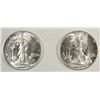 Image 1 : 2 CHOICE BU Walker half $  1940 and 1941 est $125-$150