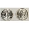 Image 1 : 2 CHOICE BU Walker half $  1946 and 1947D est $125-$150