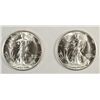 Image 1 : 2 CHOICE BU Walker half $  1945S and 1946S est $125-$150