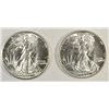 Image 1 : 2 CHOICE BU Walker half $  1941 and 1943 est $125-$150