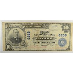 1902  $10 National HAZARD KY  VG/F est $400-$500