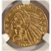 Image 2 : 1909 D $5.00 INDIAN GOLD NGC MS 63