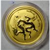 Image 2 : 2012 1/10 OZ .999 GOLD DRAGON AUSTRALIA, PERFECT BU