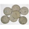 Image 1 : 1865-66-67-69-71-73-81 3 cent nickels fine or better est $100-$120