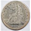 Image 1 : 1877 CC  Trade $   AU prob cleaned long ago  repunched