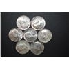 Image 1 : 1965-69 US Kennedy Half Dollar $3.50 Face Value; 40% Silver; Lot of 7; EST. $45-55