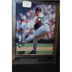 1998 Large (4x5) MLB Hideo Nomo Los Angeles Dodgers Super Chrome Baseball Trading Card; EST. $5-10