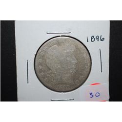 1896 US Barber Half Dollar; EST. $20-30