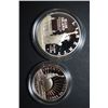 Image 1 : 1986-S US Liberty Commemorative Two-Coin Proof Set In Velvet Box; Ellis Island $1 & Nation Of Immigr