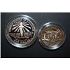 Image 2 : 1986-S US Liberty Commemorative Two-Coin Proof Set In Velvet Box; Ellis Island $1 & Nation Of Immigr
