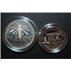 Image 2 : 1986-S US Liberty Commemorative Two-Coin Proof Set In Velvet Box; Ellis Island $1 & Nation Of Immigr