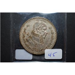 1958 Mexico Un Peso Foreign Coin; EST. $3-5